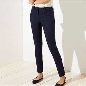 LOFT Marisa Skinny fit pants Navy Blue